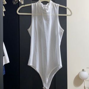 Super classy and sexy crop top in mesh white